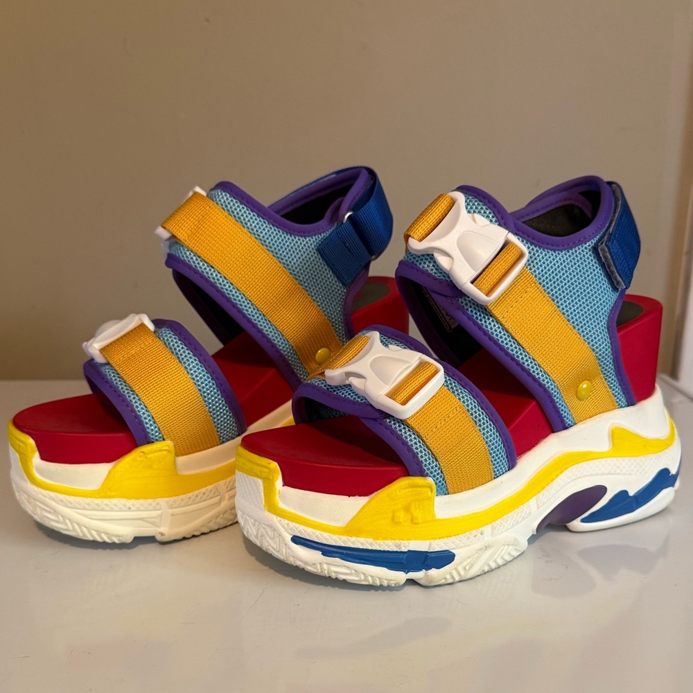 Anthony Wang Retro Platform Sandals